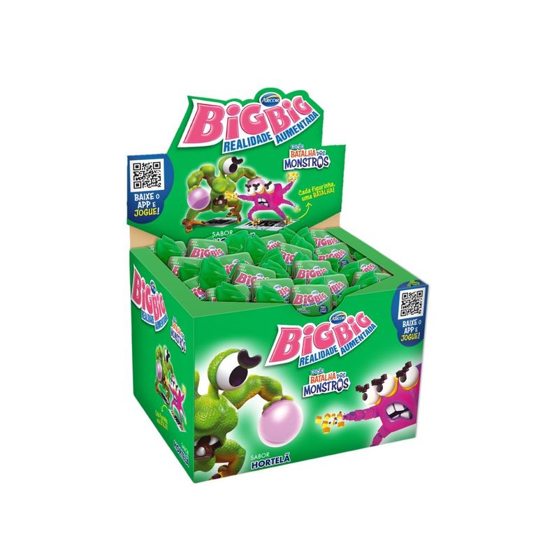 Chicle Big Big Hortelã 315g (7891118025923)