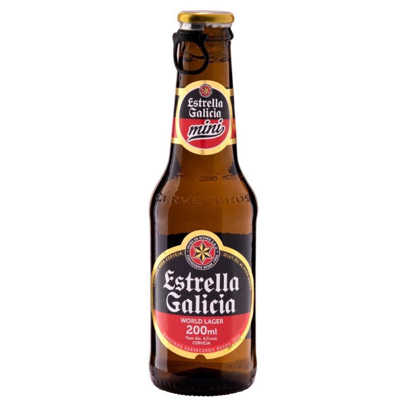 Cerveja Estrella Galícia World Lager 200ml (8412598004186)