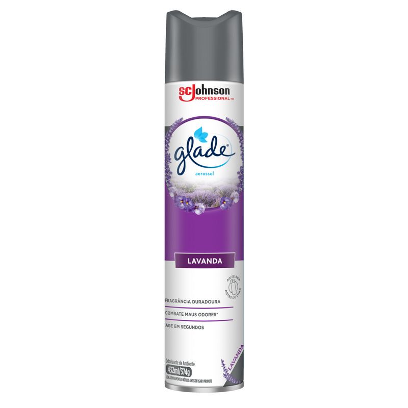 Odorizador Glade Aerosol Professional 432ml Lavanda (7894650012314)