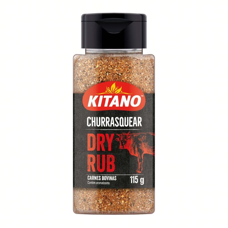Tempero Dry Rub Carne Bovina Churrasquear Kitano 115g (7891095911042)