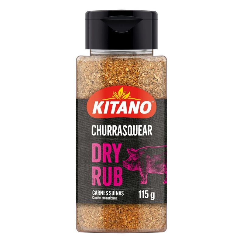 Tempero Dry Rub Carne Suína Churrasquear Kitano 115g (7891095911059)