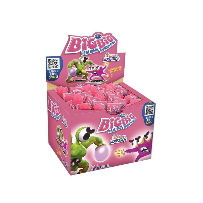 Chicle Big Big Tutti Frutti 315g (7891118025916)
