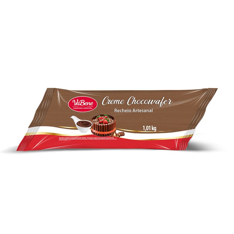Recheio Artesanal Vabene Chocowafer 1,01kg (7898046911533)