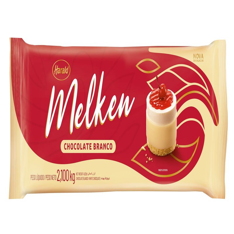 Chocolate Melken Branco 2,1kg (7897077831506)