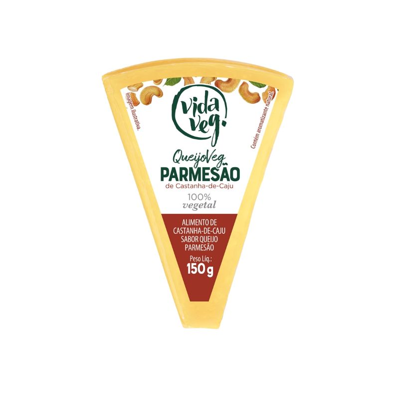 Queijo Vegetal Castanha Caju Vida Veg Parmesão 150g (7898958161682)