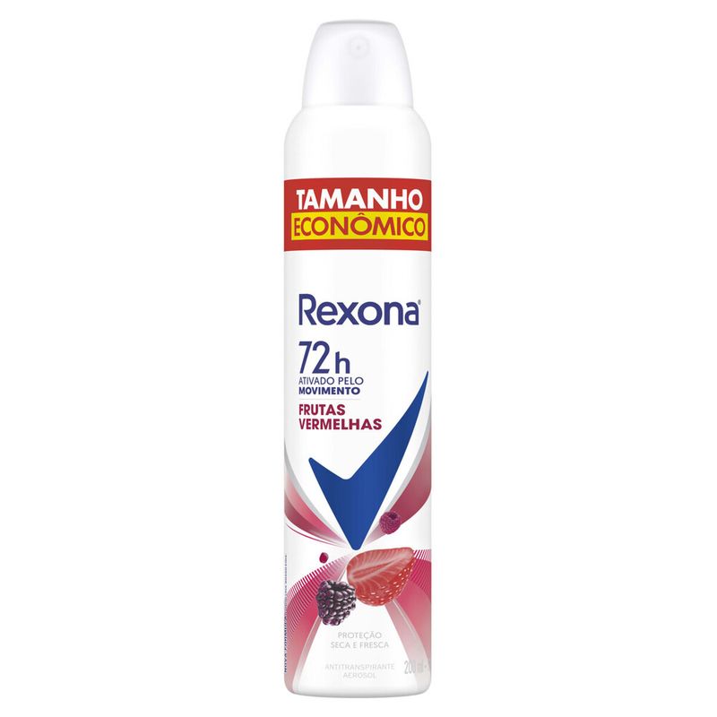 Desodorante Aerosol Rexona Feminino 118,5g Frutas Vermelhas (7891150068858)