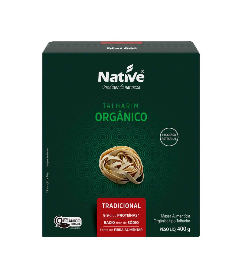 Macarrão Orgânico Native Tradicional 400g (7898206502786)