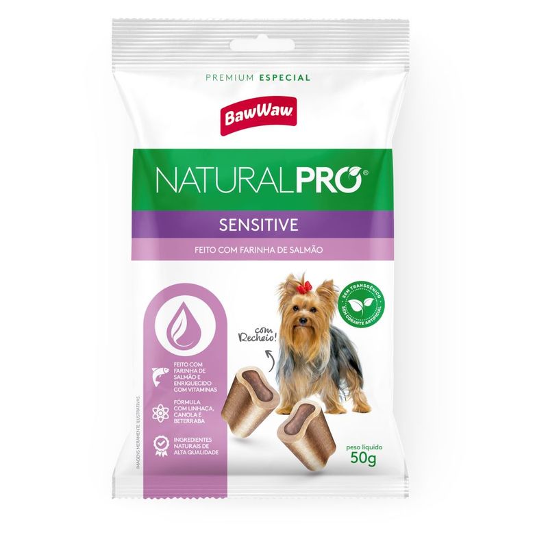 Alimento Cão Baw Waw Natural Pró Sensitive 50g (7899306042295)
