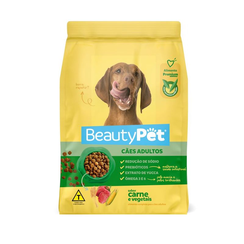 Alimento Cão Beauty Pet Carne e Vegetais 900G (7899306041762)