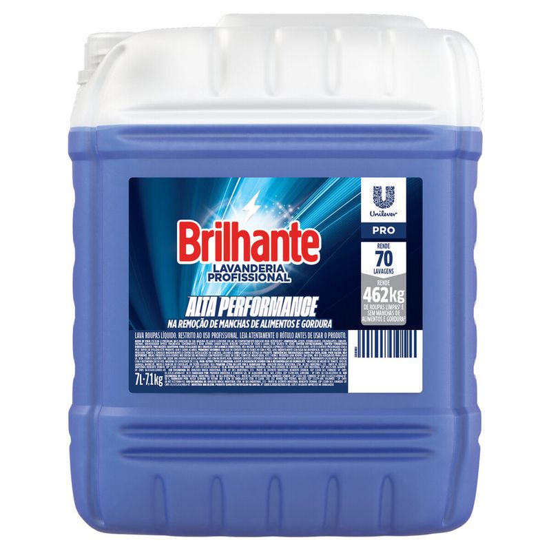Lava Roupa Líquido Brilhante Alta Performance 7L (7891150090606)