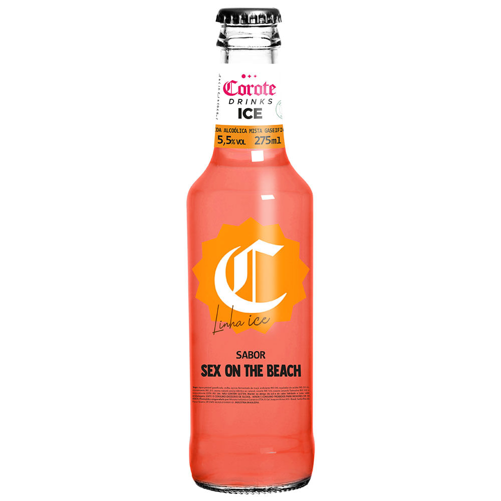 Bebida Mista Corote Ice Sex On The Beach 275ml Supermercado  