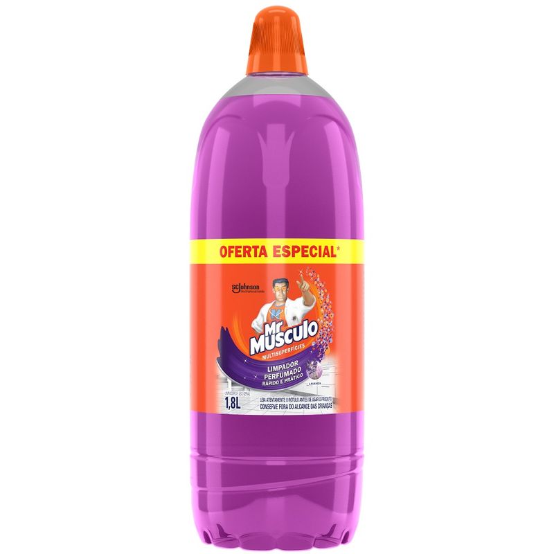 Limpador Mr Músculo Pisos Lavanda 1,8L Oferta Especial (7894650938676)