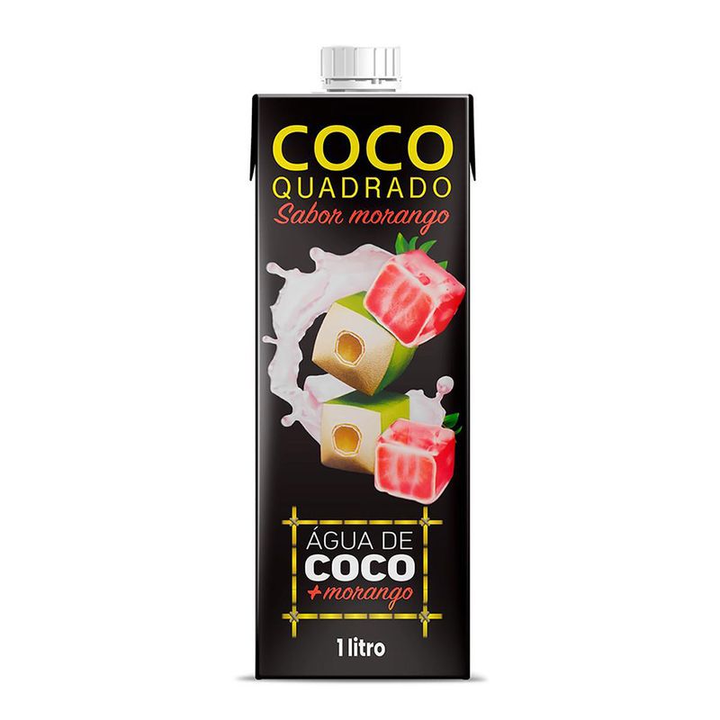 Água de Coco Quadrado Morango 1l (7898641871317)