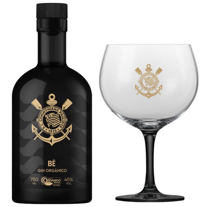Kit Gin Be Mais Taça Corinthias 750ml (725765924711)