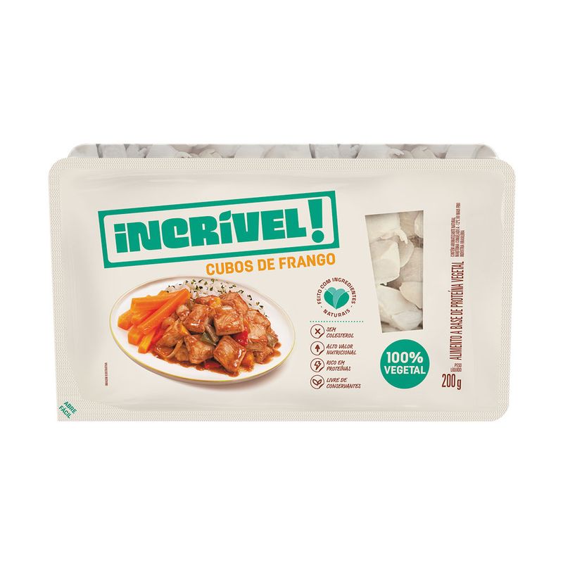 Cubos de frango Incrível 200g (7894904259175)