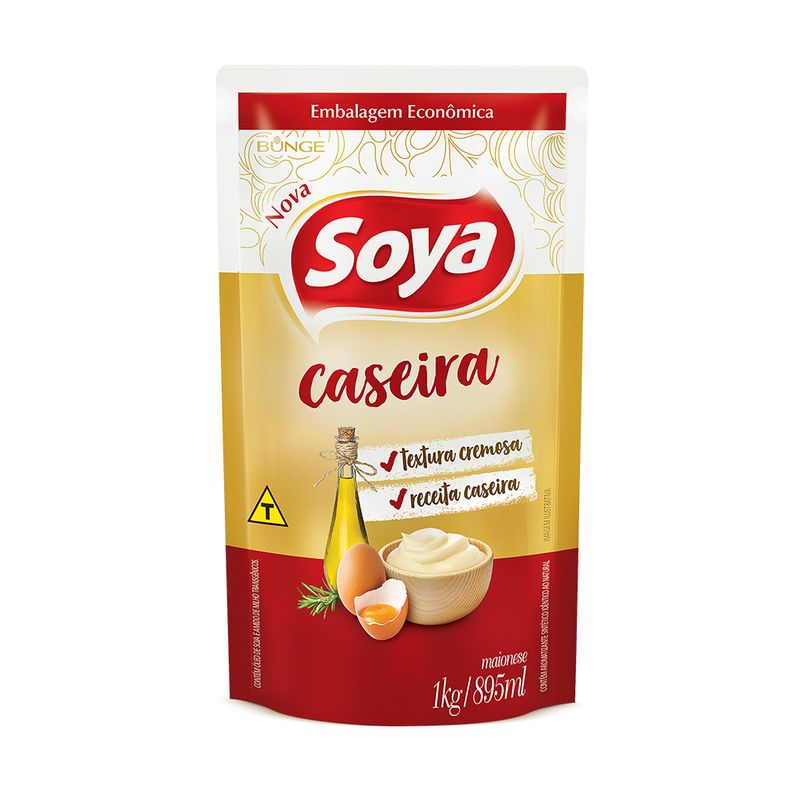 Maionese Soya 1kg Sachê (7894904271399)