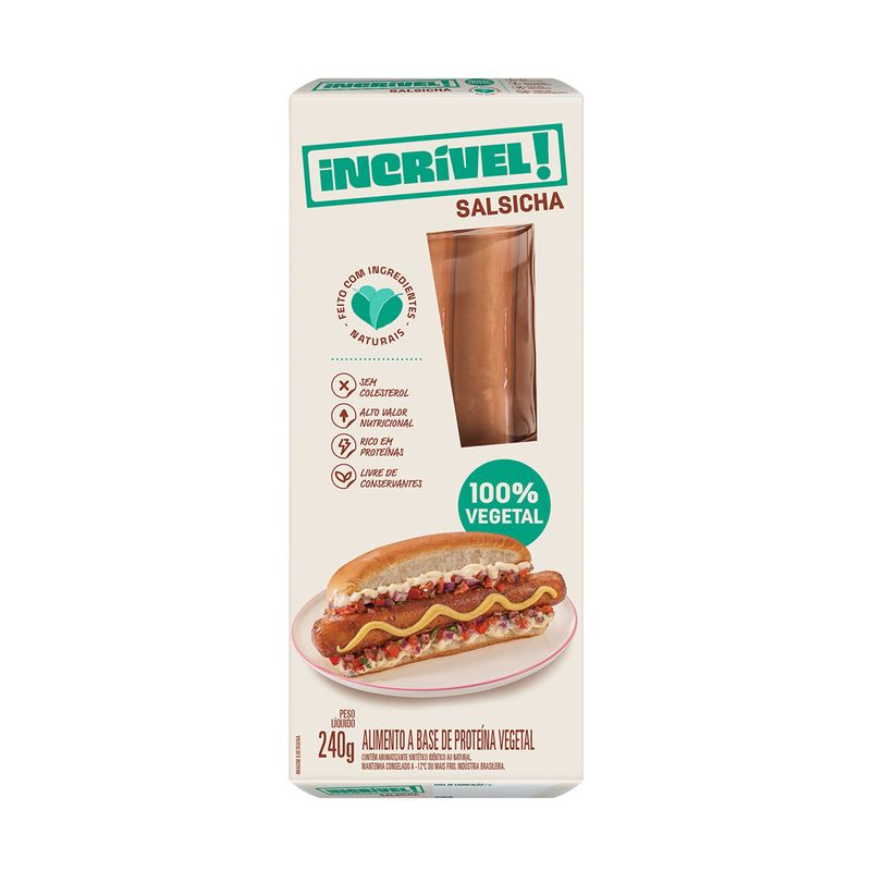 Salsicha Incrível 240g (7894904219667)