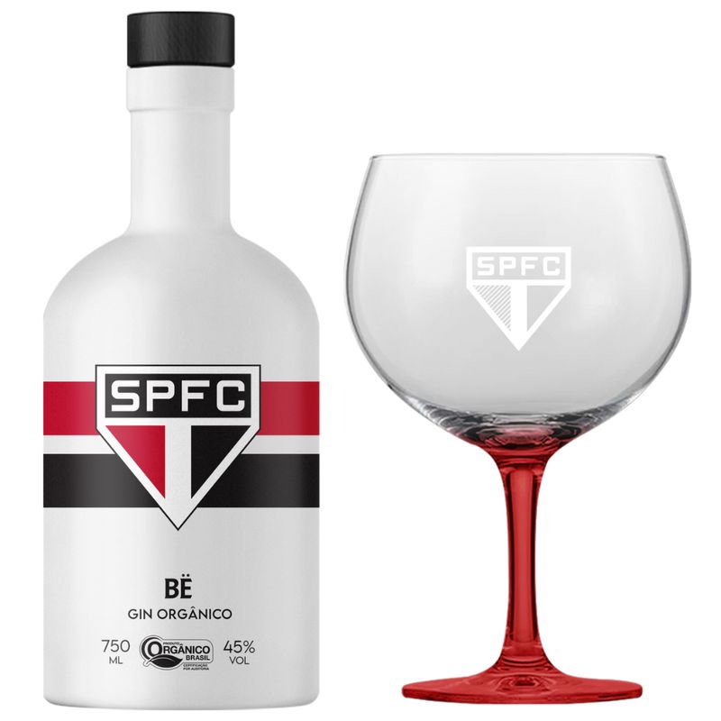 Kit Gin Be Mais Taça São Paulo 750ml (789003016781)