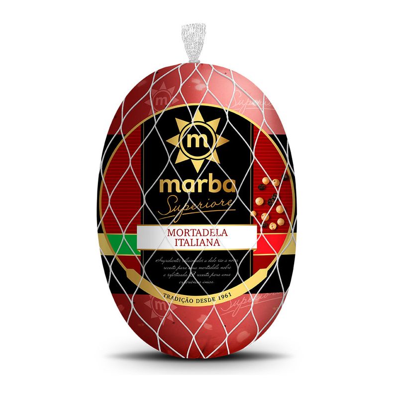 Mortadela Marba Italiana 1Kg (7897268102521)