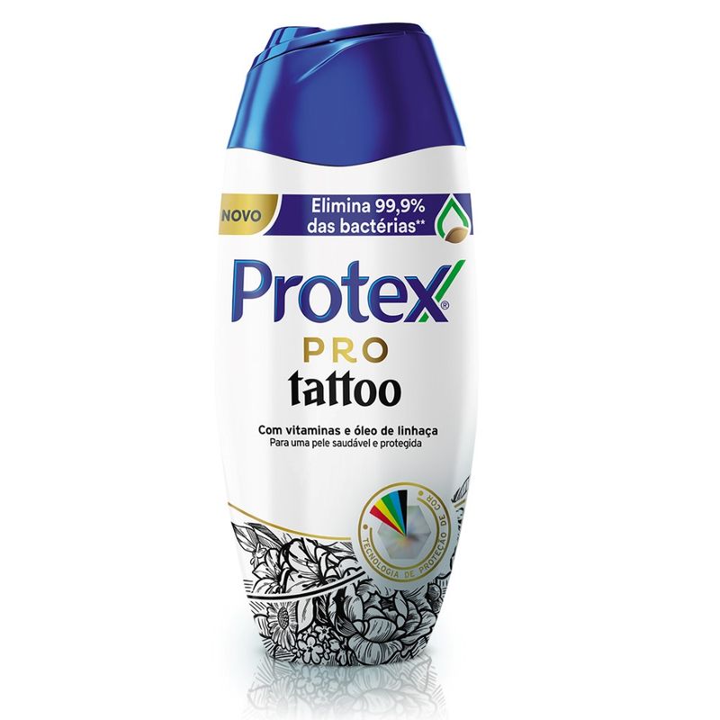 Sabonete Líquido Antibacterial Protex Pro Tattoo 230ml (7509546685892)