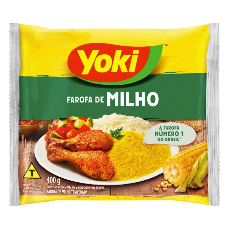 Farofa Pronta Yoki Milho 400g (7891095911448)