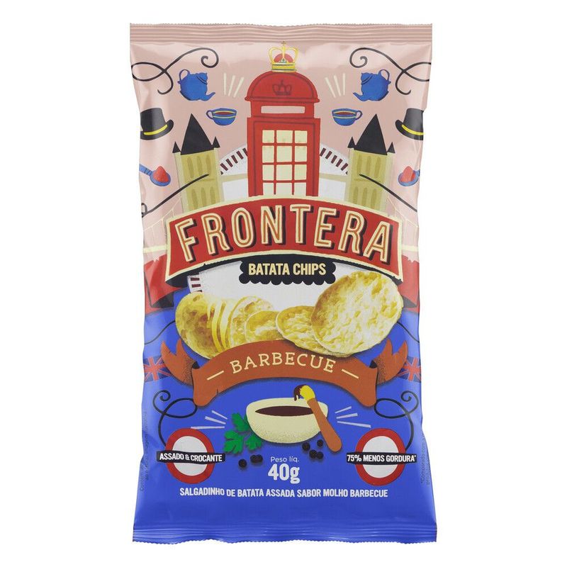 Salgadinho Chips Fronteira Barbecue 40g (7898649351163)