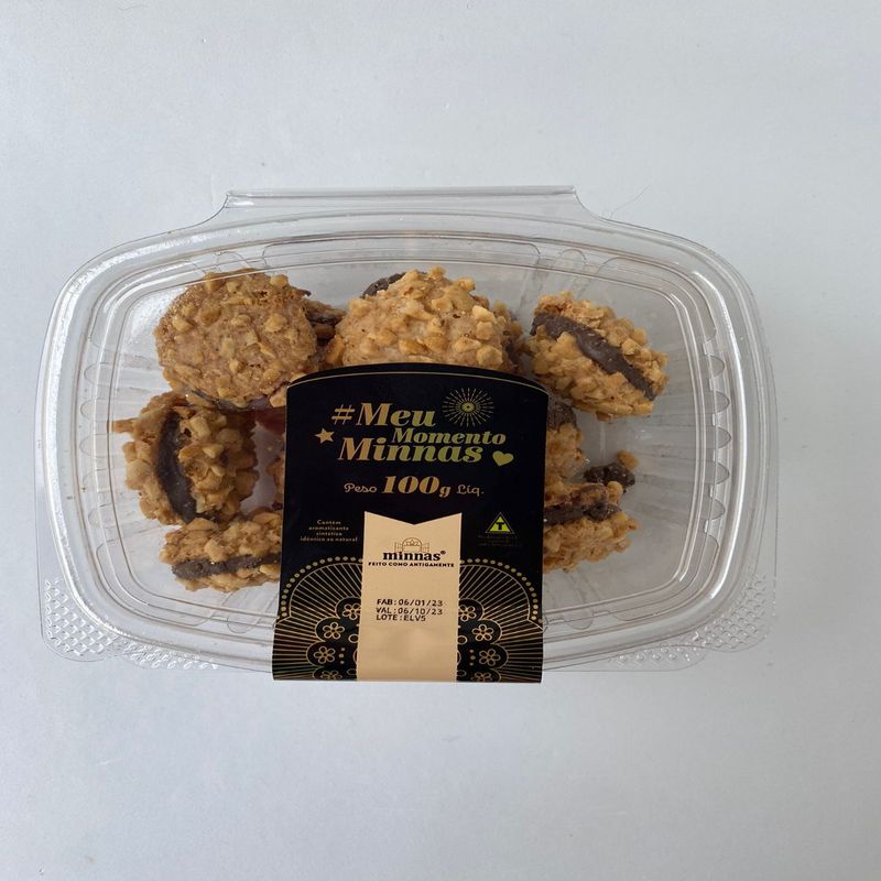 Biscoito Minnas Avelã 100g (7898713720666)
