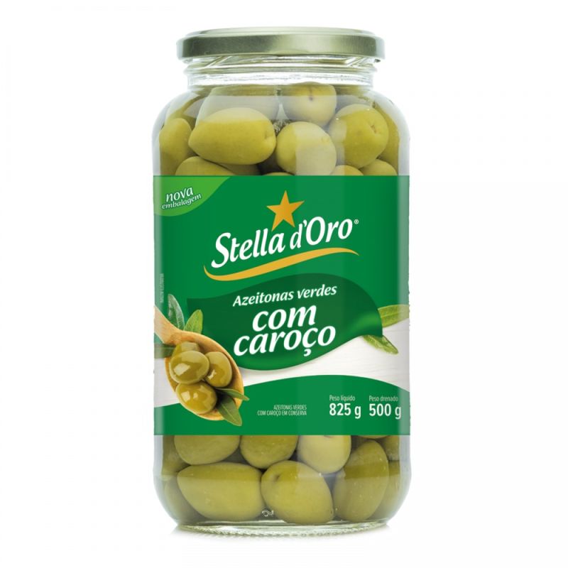 Azeitona Verde Stella Doro Vidro 500g (7898902299010)
