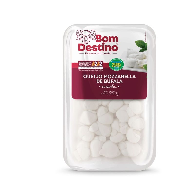 Queijo Mozzarella Bufala fresca nozinho 350g (7898130991298)