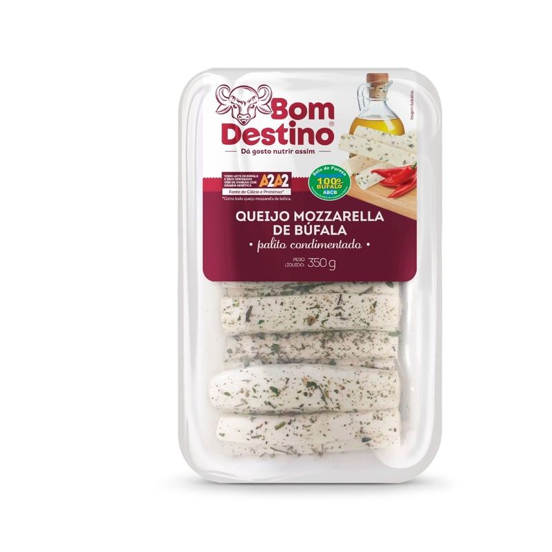 Queijo Mozzarella Bufala palito condimentada 350g (7898130991311)