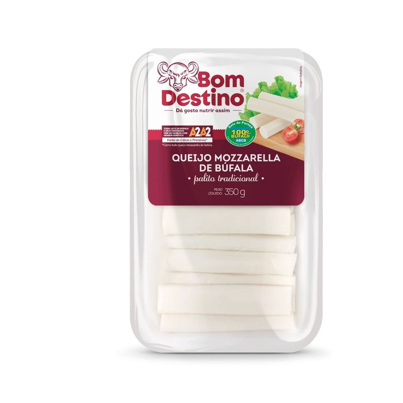 Queijo Mozzarella Bufala fresca palito 350g (7898130991328)