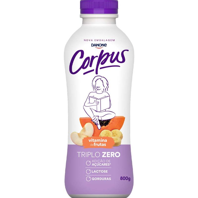 Iogurte Líquido Corpus Vitamina De Frutas 800g (7891025124160)