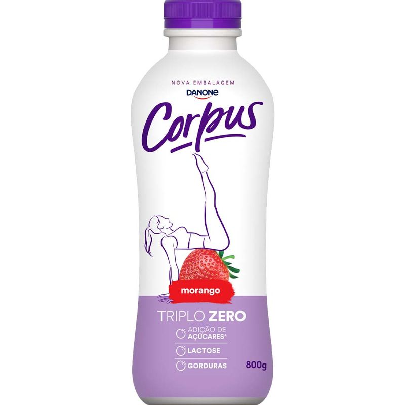 Iogurte Líquido Corpus 800G Morango (7891025124177)