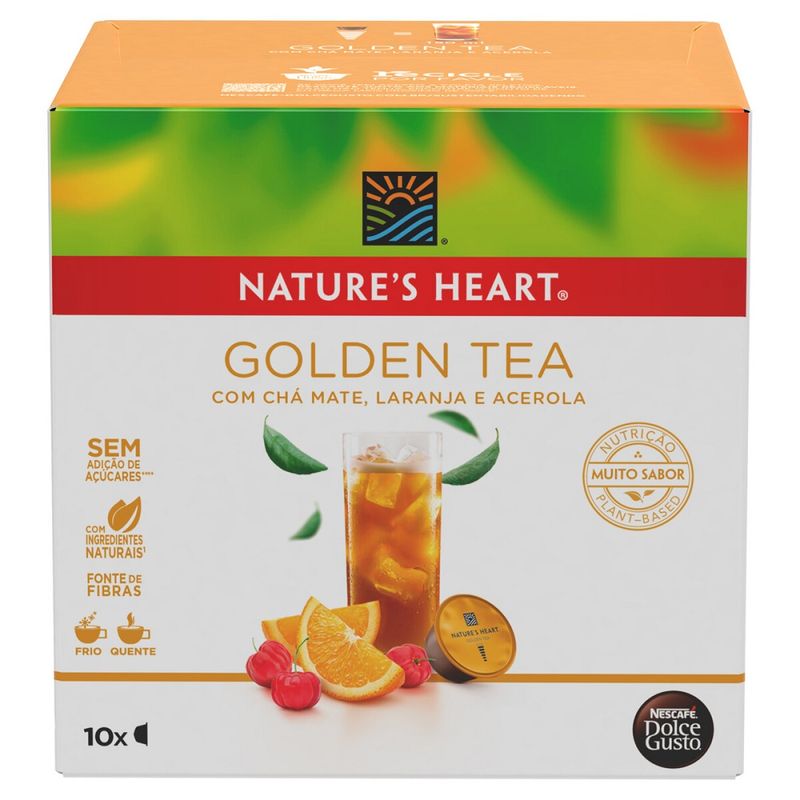 Capsula Natures Heart cha golden tea C/10 (7891000481912)