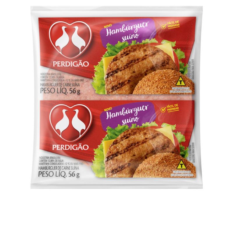Hamburguer Perdigao suino 56g (7891515591922)