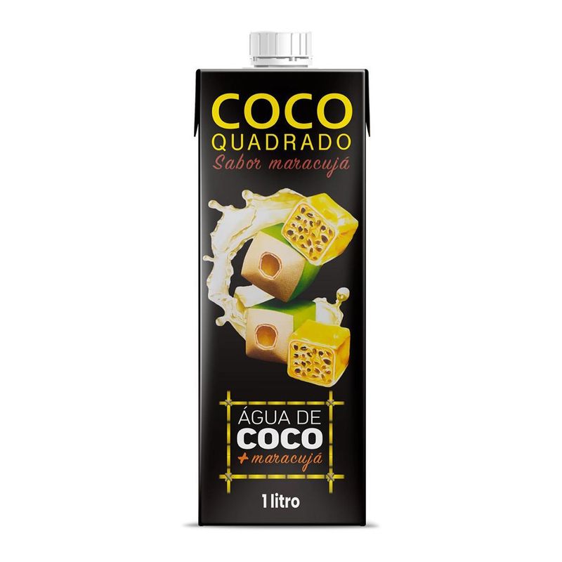 Agua de coco Quadrado Maracuja 1L (7898641871300)