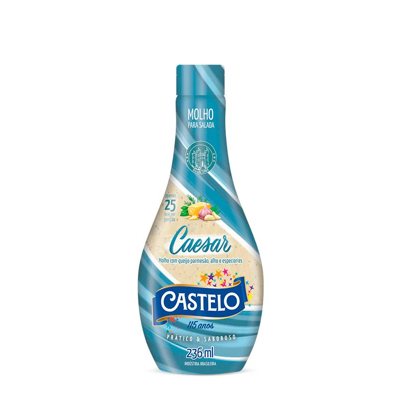 Molho Salada Castelo Ceasar 236ml (7898922618051)