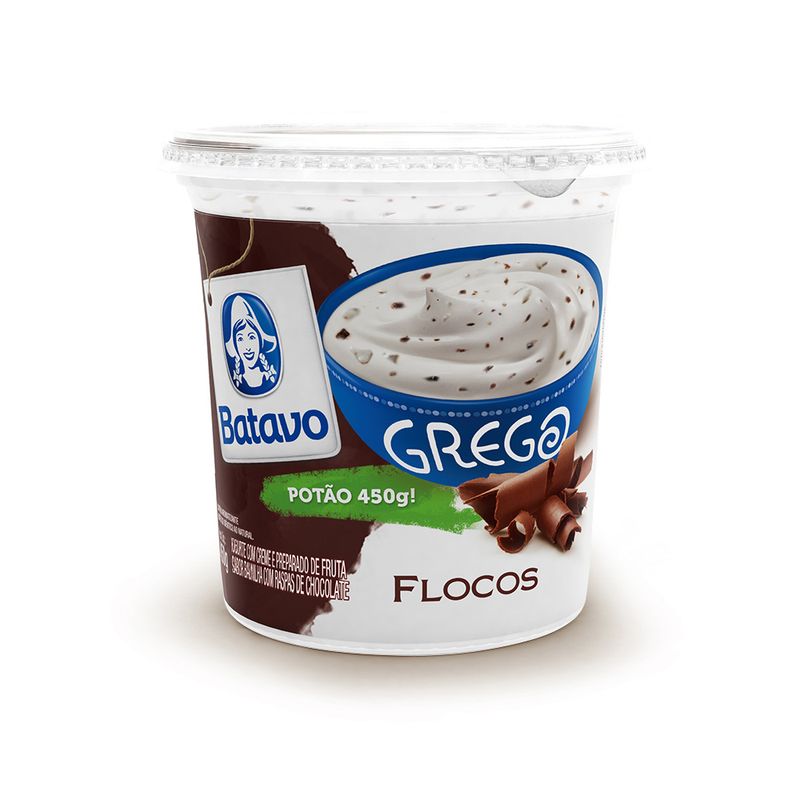 Iogurte Grego Batavo Flocos 450g (7891097104770)