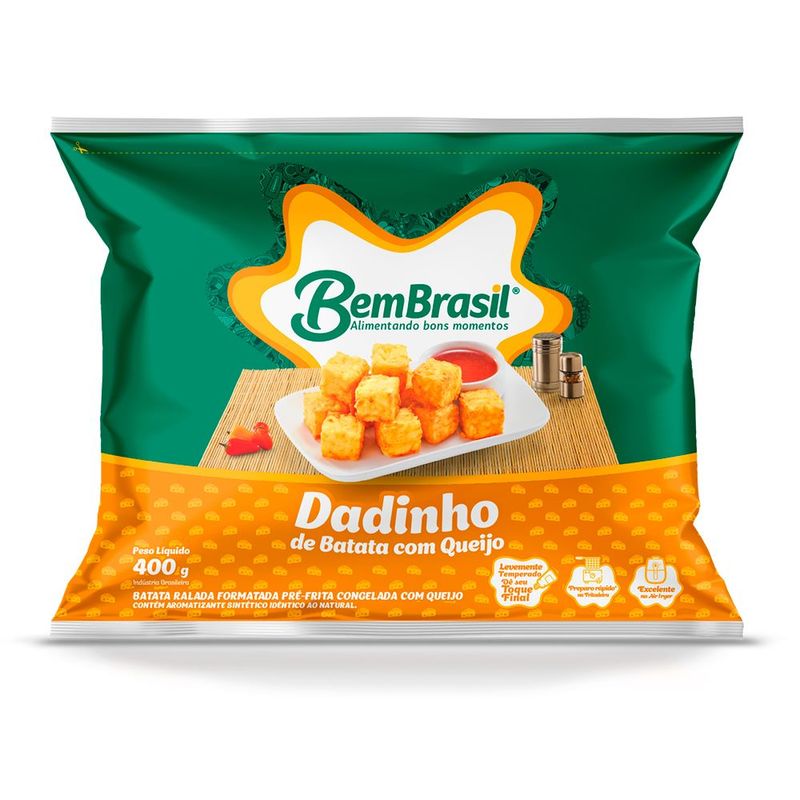 Batata Congelada Bem Brasil Dadinho Queijo 400g (7898733710005)