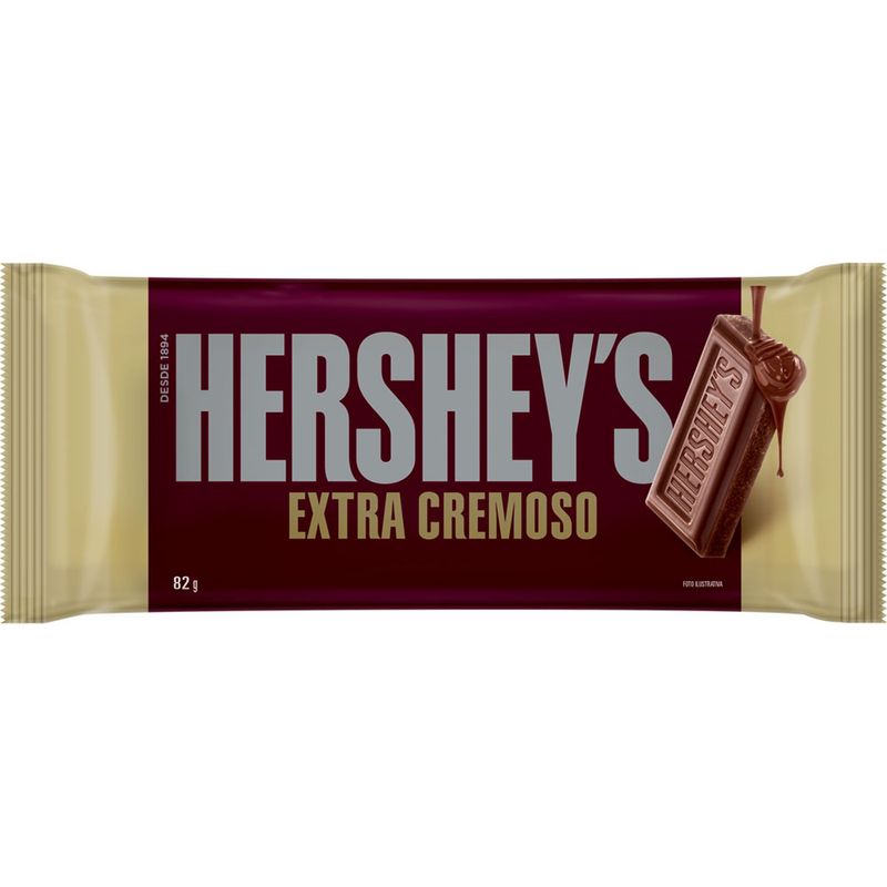 Chocolate Hersheys Tablete Extra Cremoso 82g (7899970402821)