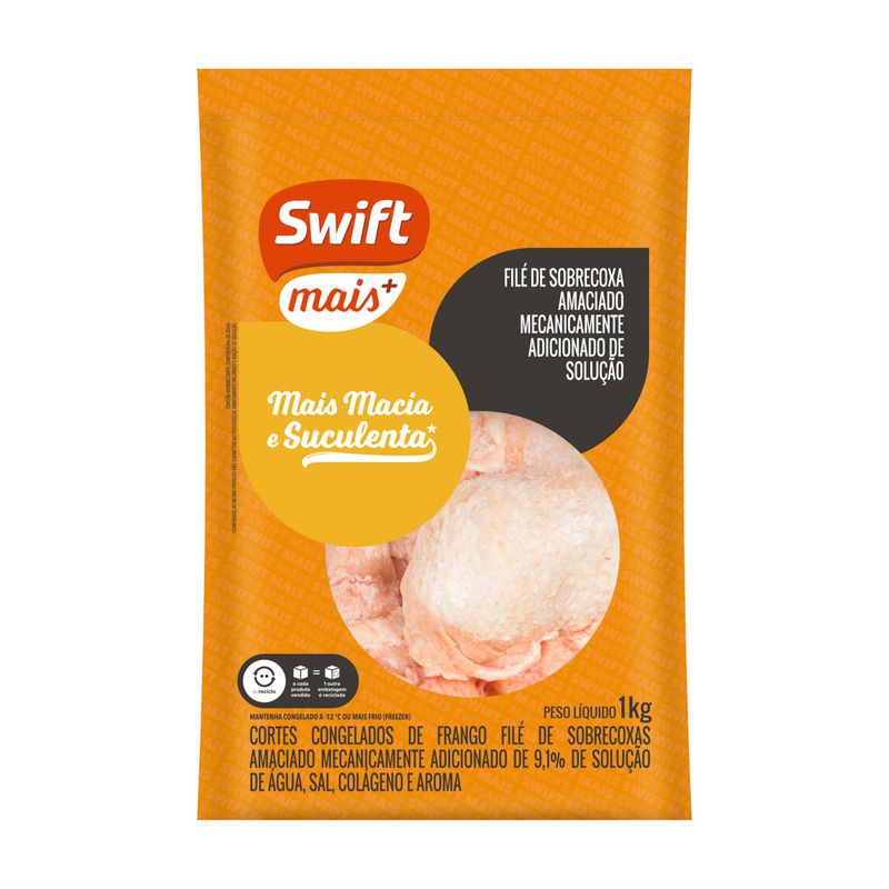 Filé Sobrecoxa Frango Swift Mais 1Kg (7894904279098)