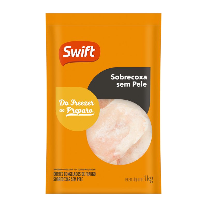 Sobrecoxa Frango Swift Mais Sem Pele 1Kg (7894904280926)