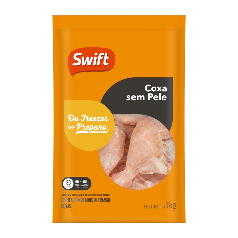 Coxa Frango Swift Mais Sem Pele 1Kg (7894904280919)