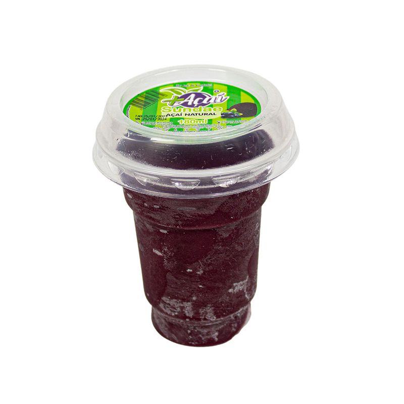 Acaí Mais Sundae Natural 180ml (7898968903074)