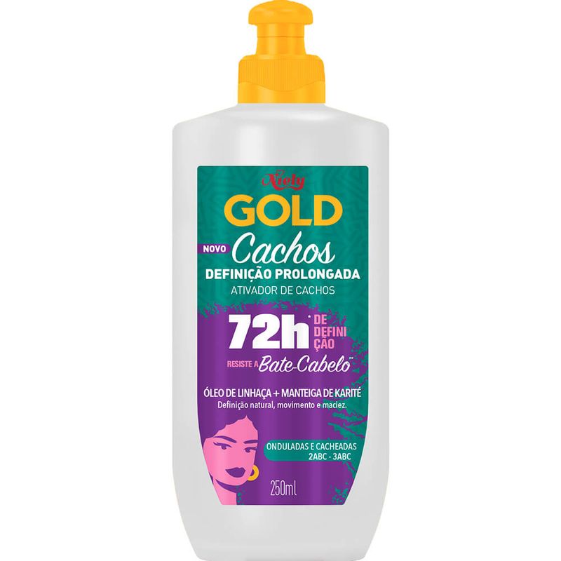 Creme Pentear Niely Gold Ativador Cacho Def Prolongada 250ml (7908615000190)