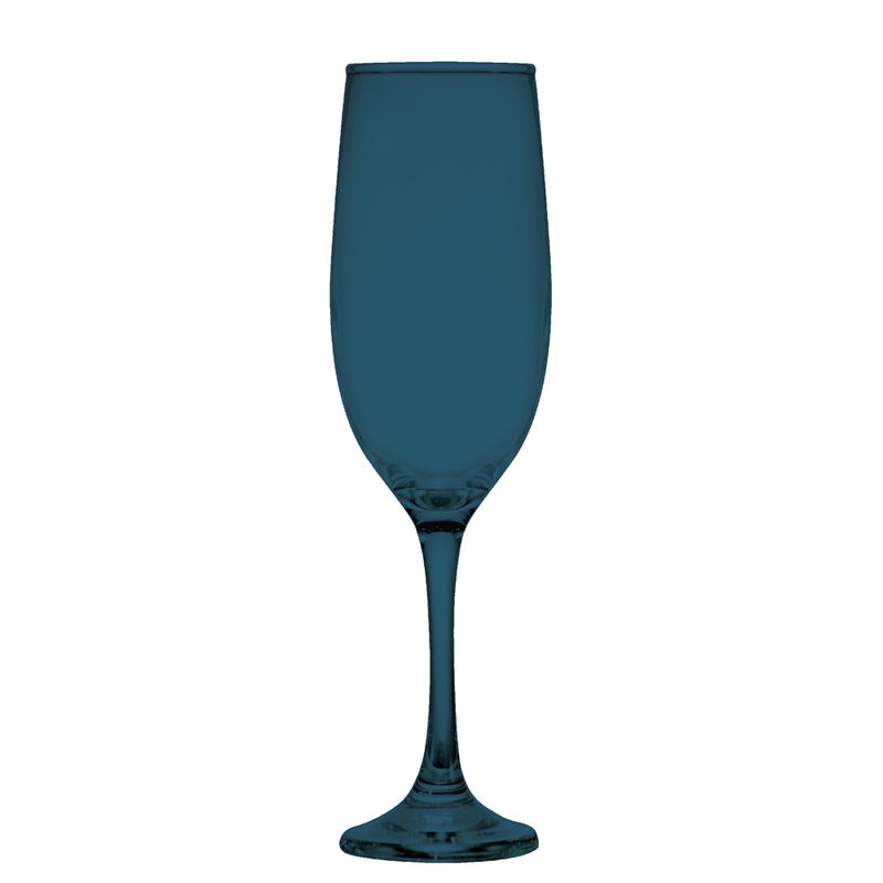 Taça Champagne One Ruvolo Azul 200ml (7908011014746)