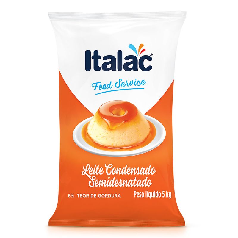 Leite Condensado Italac Semidesnatado 5Kg (7898080640864)