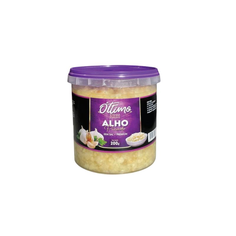 Tempero Alho Óttimo Picado Pote 200g (7898930241258)