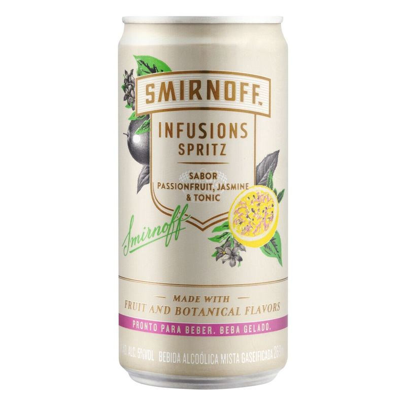 Bebida Mista Smirnoff Iinfusions Spritz 269ml Lt Marac Jasm (7893218003801)