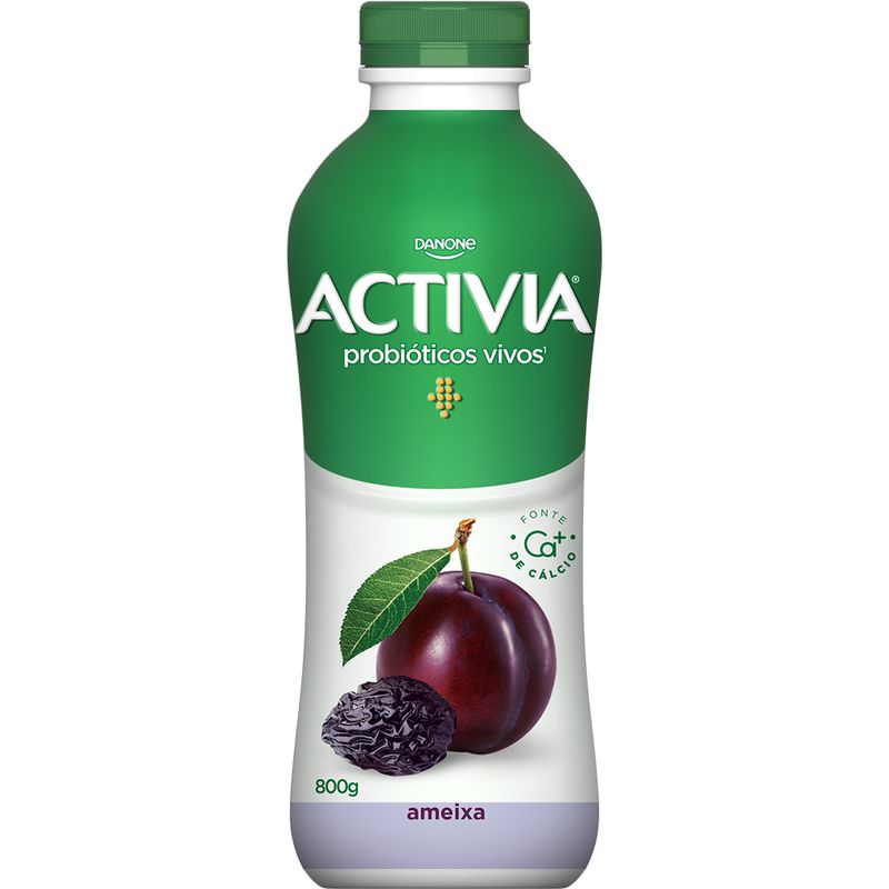 Leite Fermentado Líquido Activia Ameixa 800g (7891025123453)